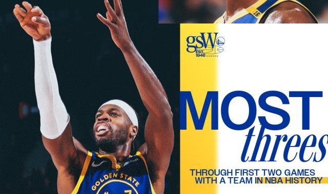 华体会官网APP-开季两战狂胜77分创历史 勇士新神射比库里还猛？